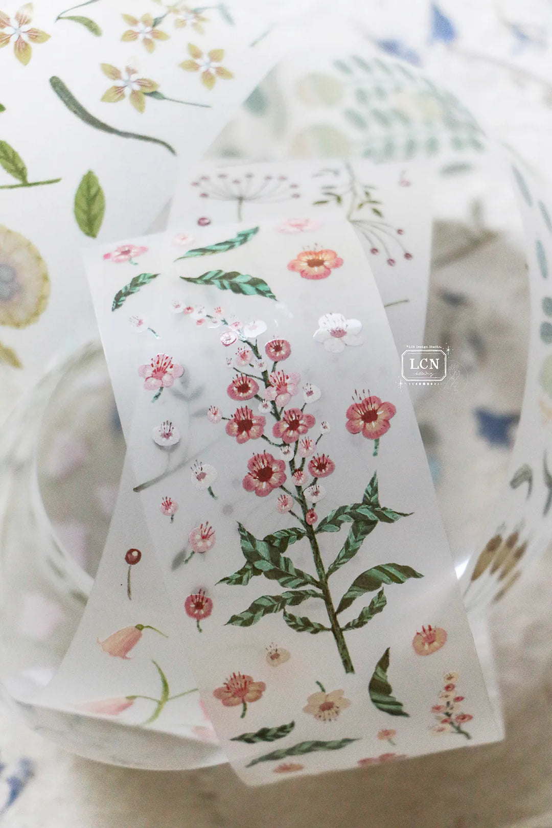 Flower No.1 UV Printing Matte PET Tape