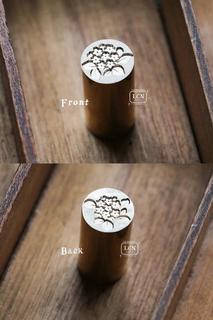 LCN Hydrangea Mini Wax Seal Stamp Set