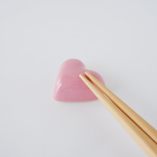 Pink Heart Ceramic Rest
