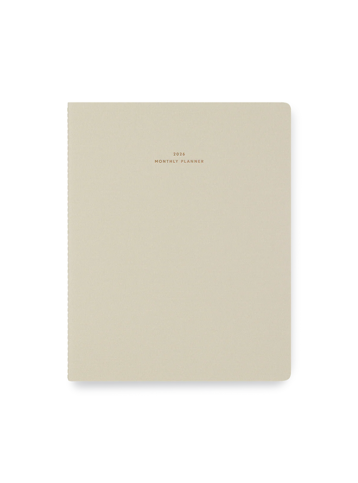 2026 Monthly Planner | Natural Linen