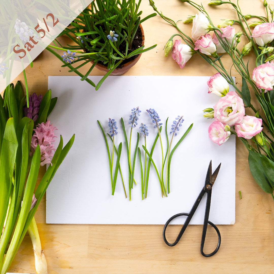 The Art of the Botanical Flat Lay | Spring Flowers