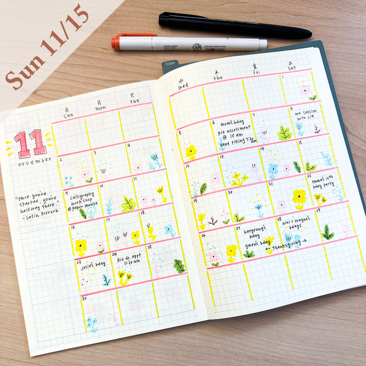 Mindful Bullet Journaling + Illustration Techniques