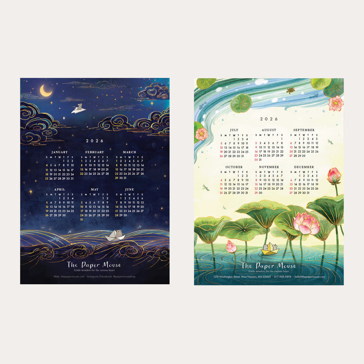 2026 Calendar Card