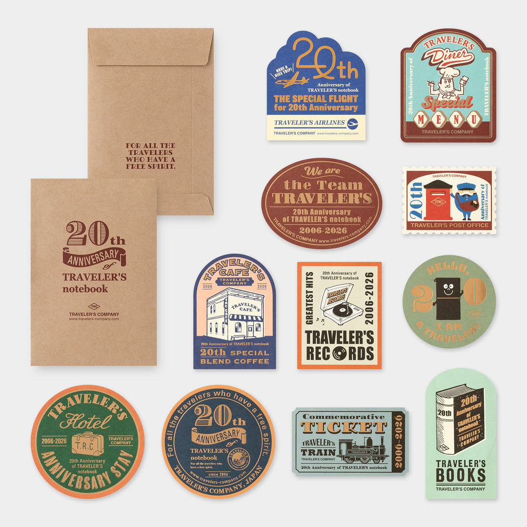 TRAVELER’S notebook  20th Anniversary Customization Set | Limited Edition
