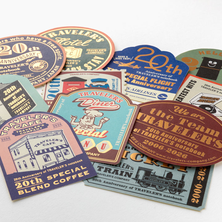TRAVELER’S notebook  20th Anniversary Customization Set | Limited Edition