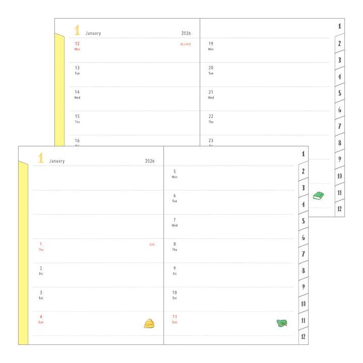 2026 Pocket Weekly Diary | Dog