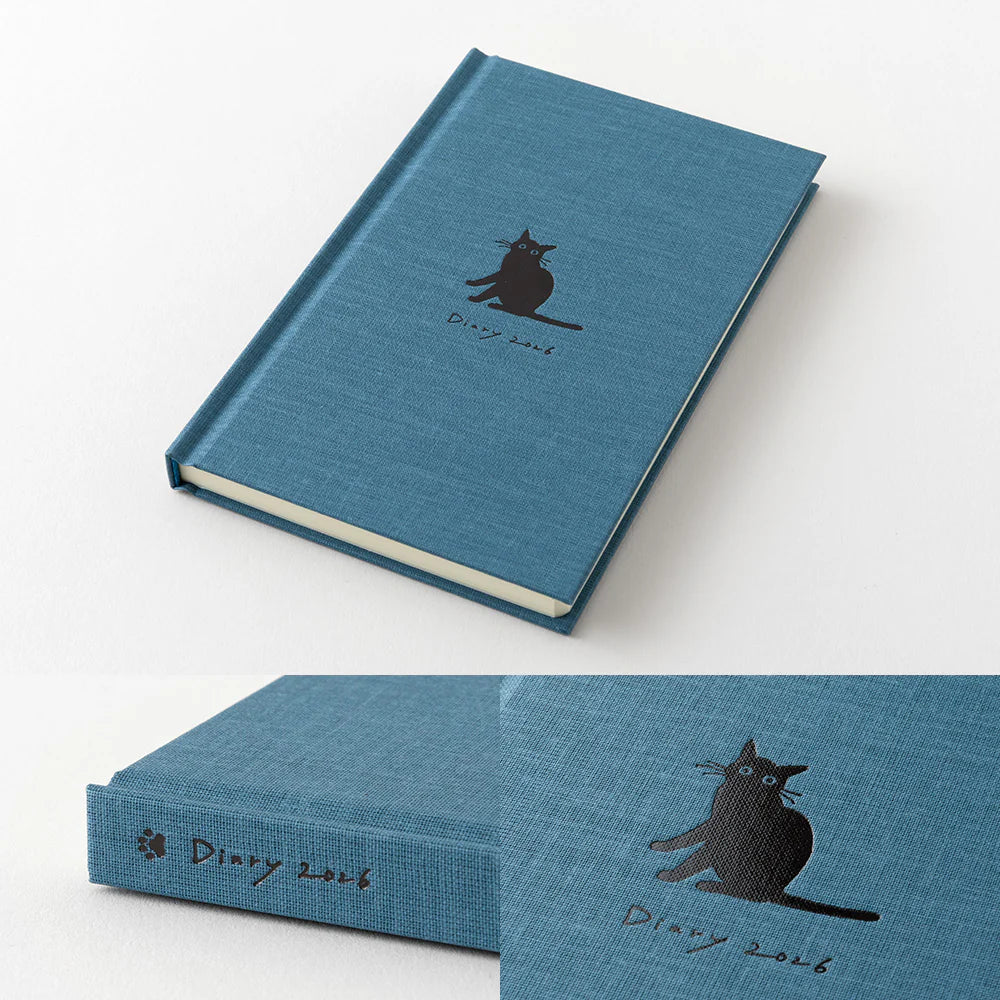 2026 Weekly Diary Book | Navy Cat