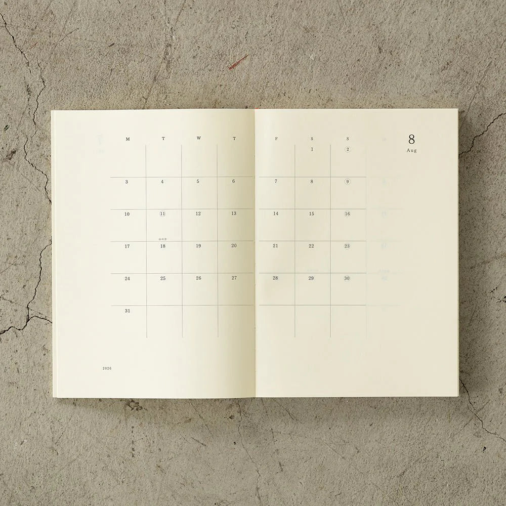 2026 MD Notebook Diary Planner | A5 Lined