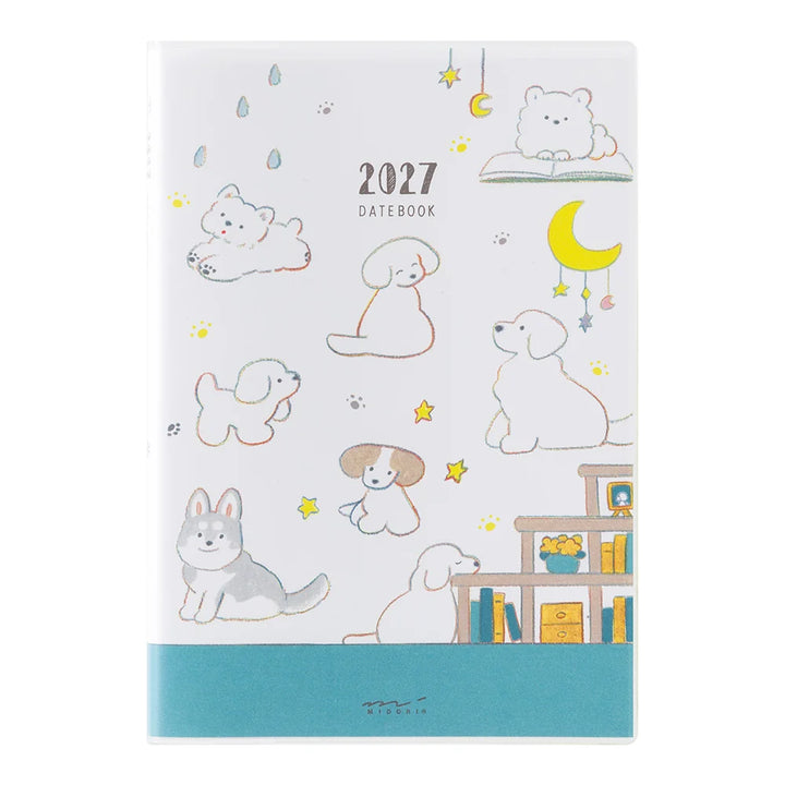 Midori 2026 Pocket B6 Weekly Diary | Dog