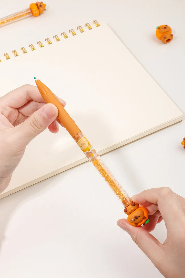 Capybara Crystal Gel Pen | Assorted