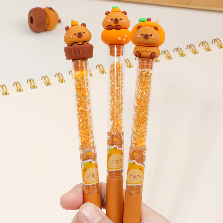 Capybara Crystal Gel Pen | Assorted