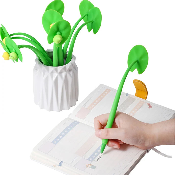 Frog Lily Pad Wiggly Gel Pen