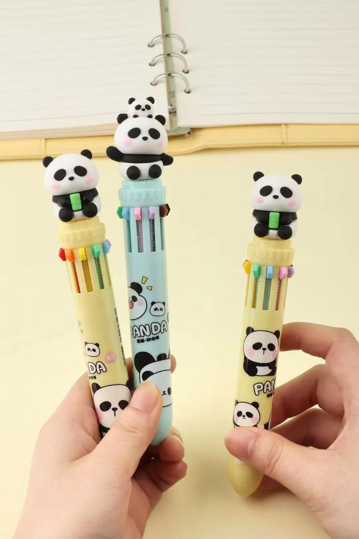 Cute Panda Multicolor Pen