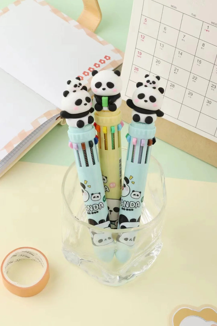 Cute Panda Multicolor Pen