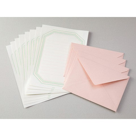 Letterpress Letter Set | Pink Frame