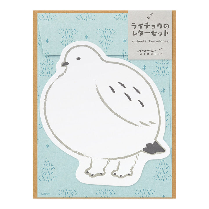 Die-cut Grouse Letter Set