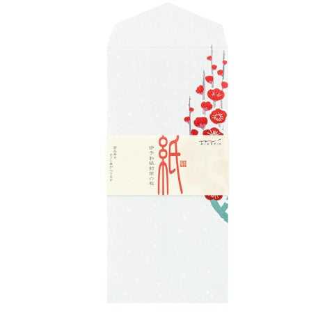 Winter Snow Plum Letter Envelope