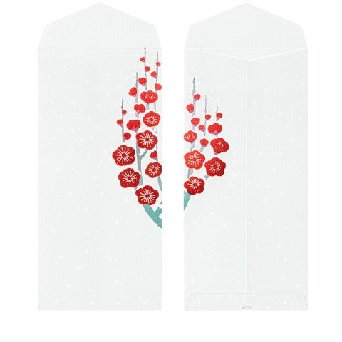 Winter Snow Plum Letter Envelope