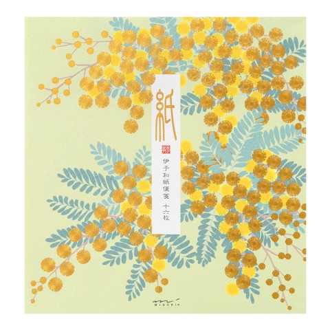 Spring Mimosa Letter Pad | Foiled-Stamp Paper