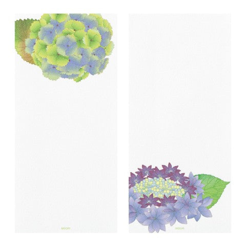 Summer Hydrangea Message Pad