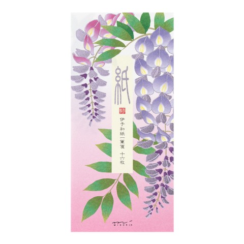 Wisteria Message Pad | Foiled-Stamp Paper
