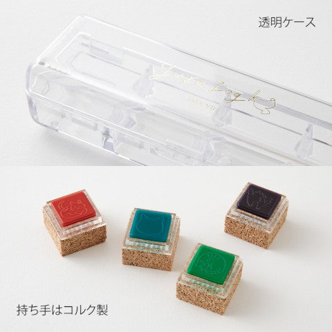Yuru Log Pre-Inked Paintable Stamp | Cat