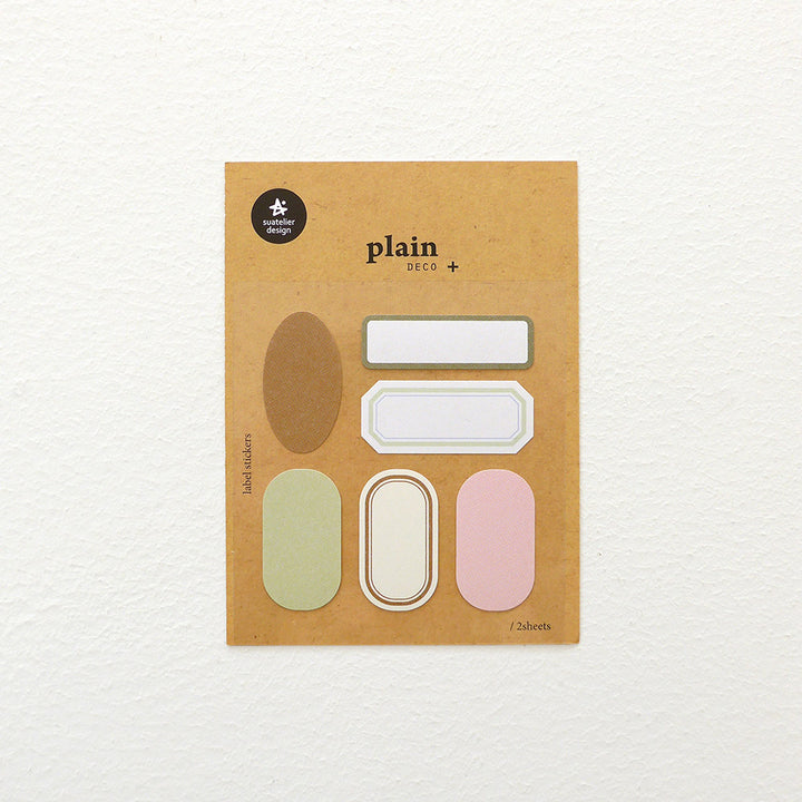 Plain Deco Border Sticker Sheet