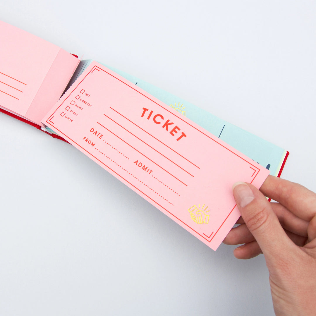 Ticket Notebook DIY Ticket Book – The Paper Mouse