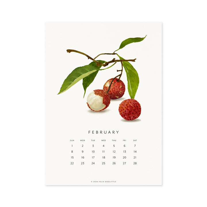 Fresh Fruit | 2026 Desk Calendar