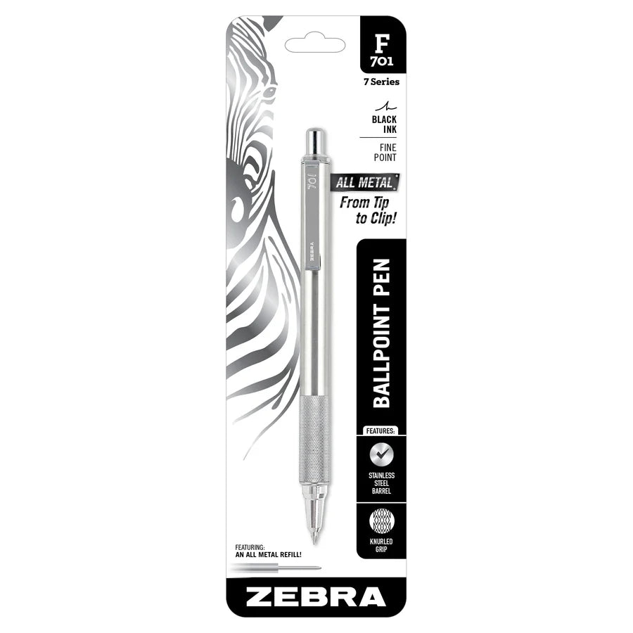F-701 All Metal Retractable Ballpoint Pen