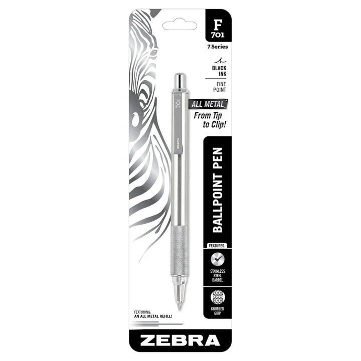 F-701 All Metal Retractable Ballpoint Pen