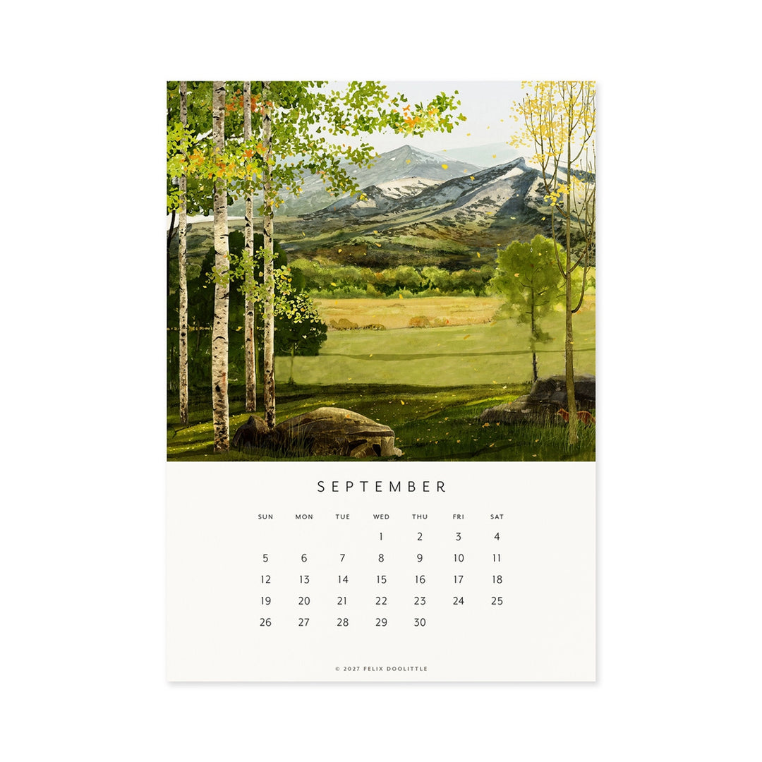 Drawn To Nature | 2027 Desk Calendar