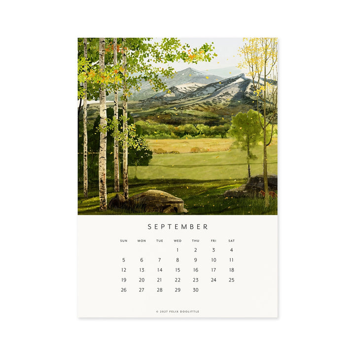 Drawn To Nature | 2027 Desk Calendar