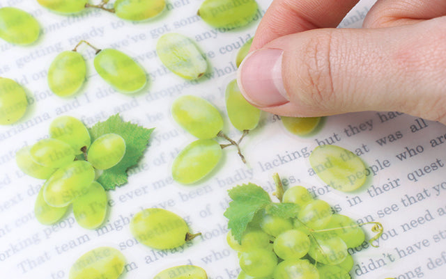 Green Grape Fruit Sticker