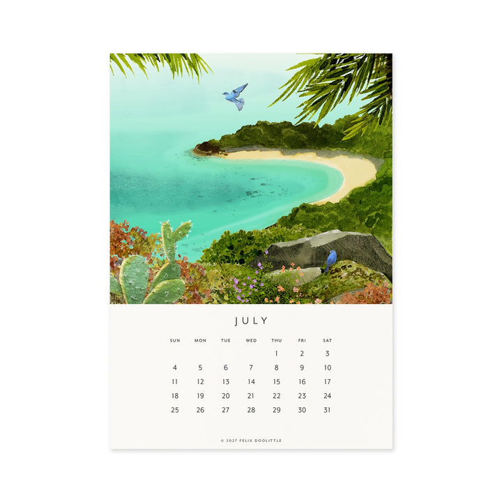 Drawn To Nature | 2027 Desk Calendar