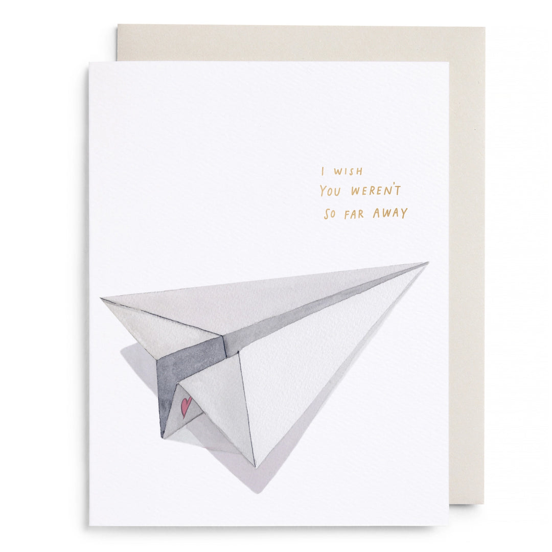 Paper Airplane Love | Greeting Card