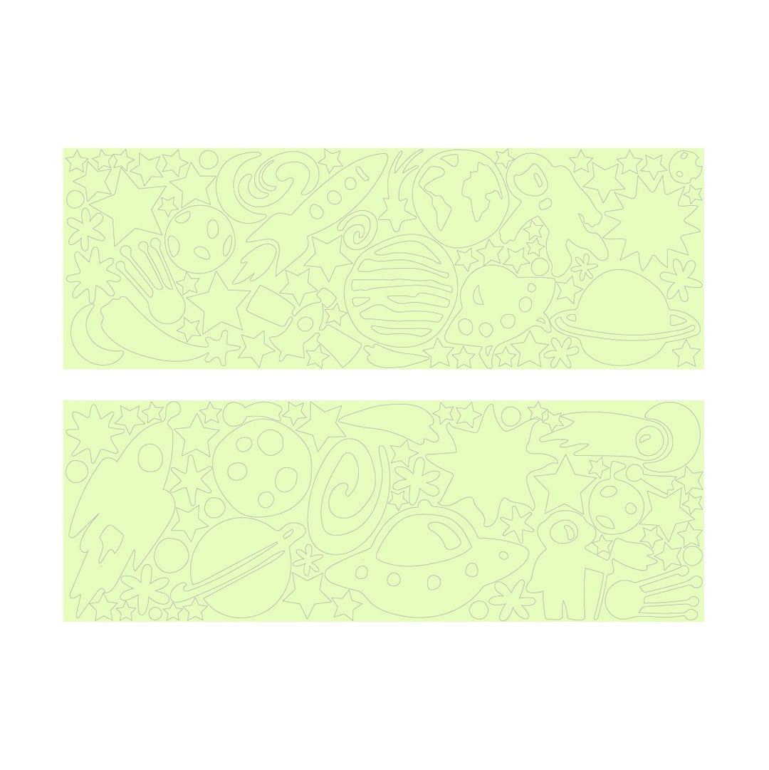 Space Adventure Glow in the Dark Stickers