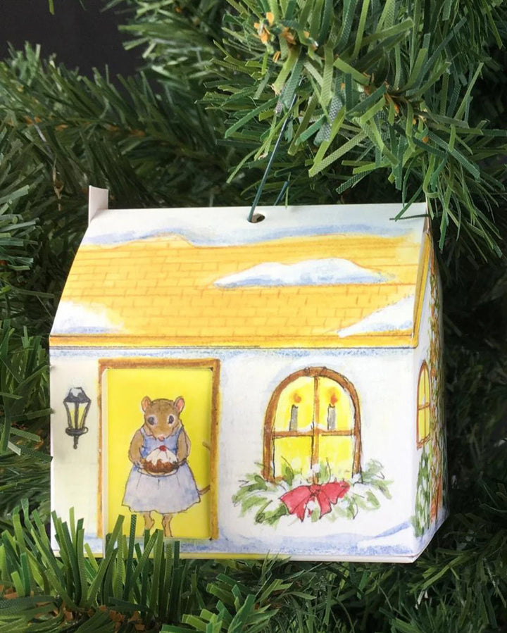 Mouse House Christmas Tree Ornament
