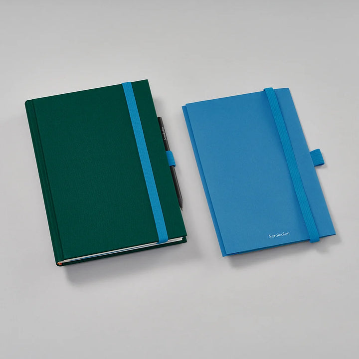 Semikolon Patch Pocket for A5 Notebook | Azzuro