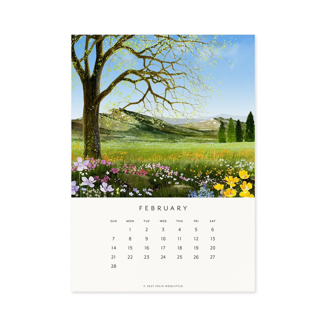 Drawn To Nature | 2027 Desk Calendar