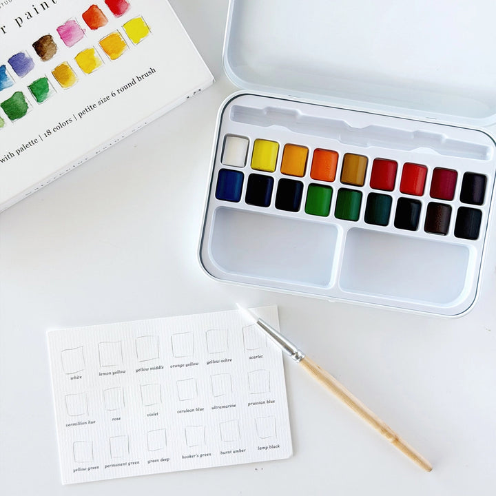 Emily Lex Studio Watercolor Paint Set with Brush