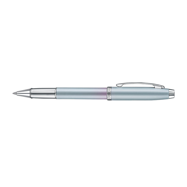 Sheaffer 100 9376 Expressions Pearlised Gradient Rollerball Pen | Blue and Pink with Chrome-plated Trim