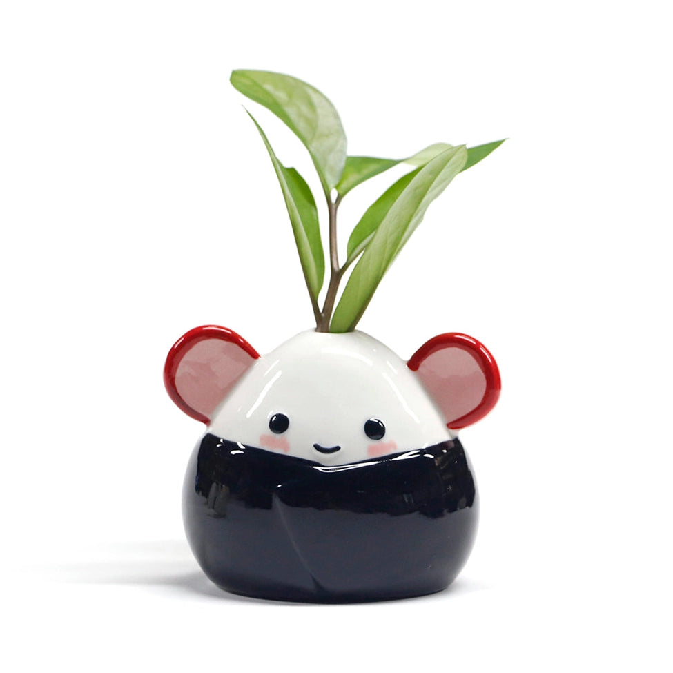 Onigiri Mouse Mini Ceramic Vase