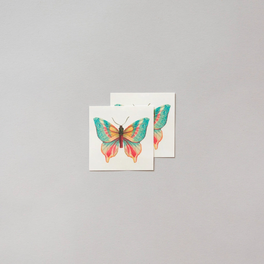 Embroidery Butterfly | Temporary Tattoo Pair