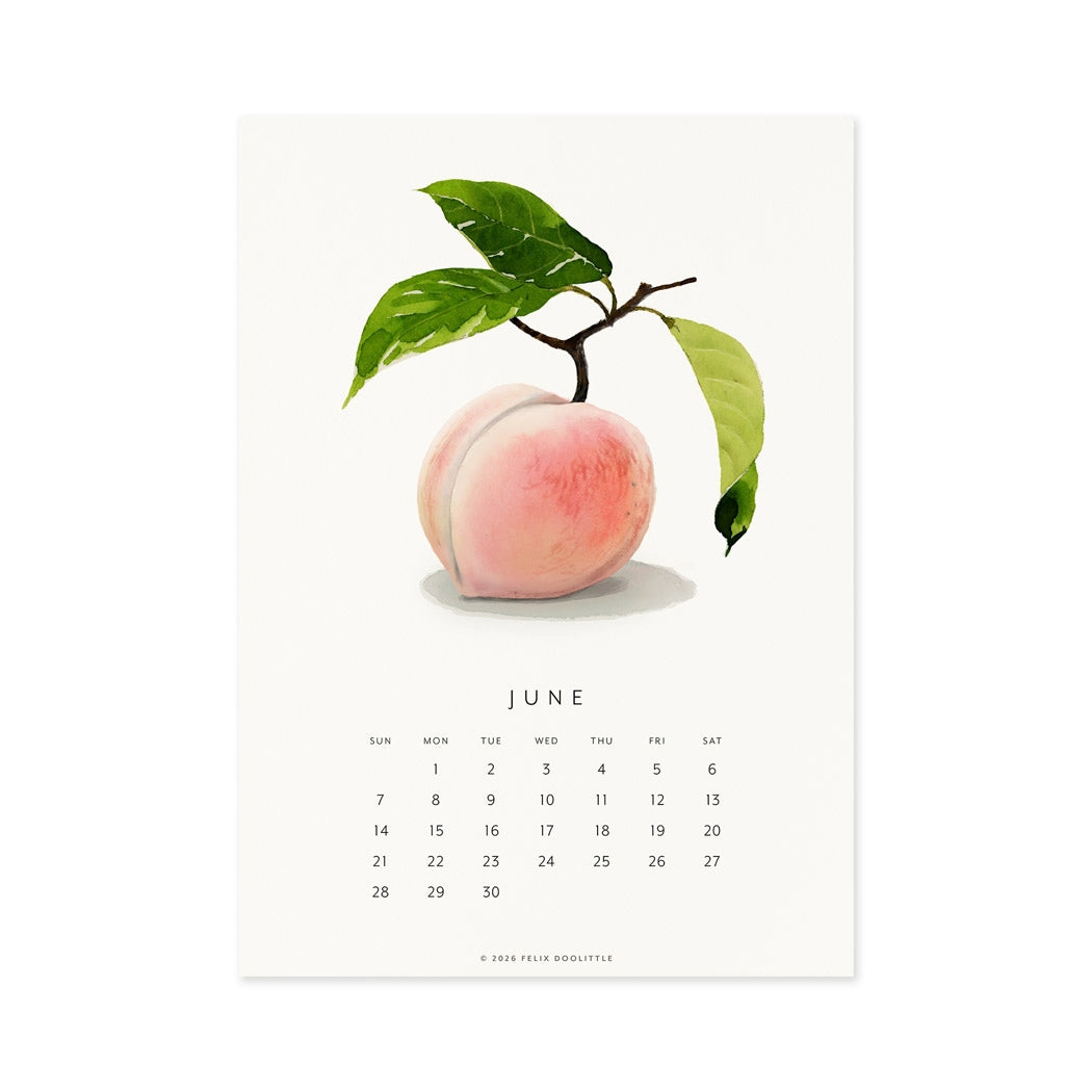 Fresh Fruit | 2026 Desk Calendar