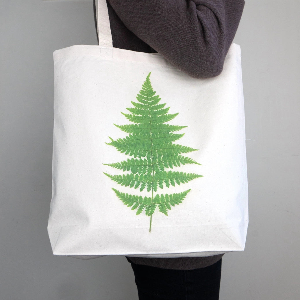 Rainbow Flowers and Fern | Tote Bag