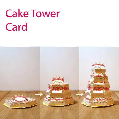 Cake Tower | Birthday Pop-Up Card
