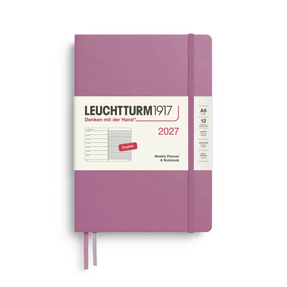 2027 Weekly Planner and Notebook | Dusty Rose