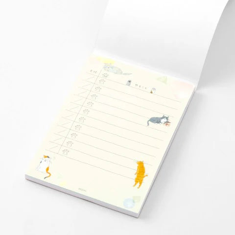 Cat To-Do Memo Pad