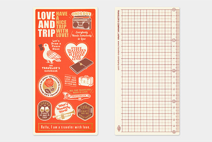 TRAVELER'S notebook Plastic Sheet | Regular Size | 2025 Edition